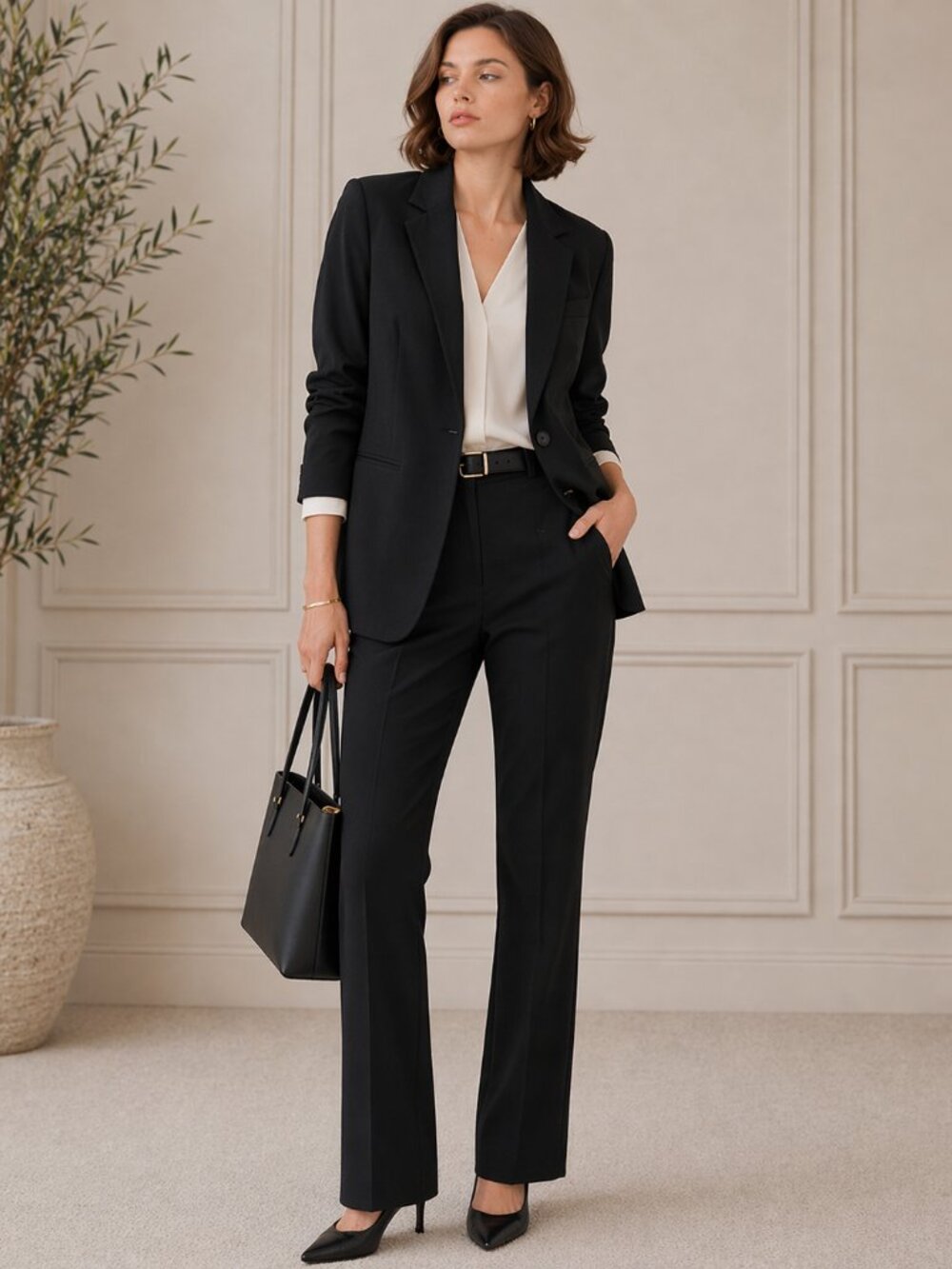 NWT GAP Softsuit Blazer Black Business Casual Medium